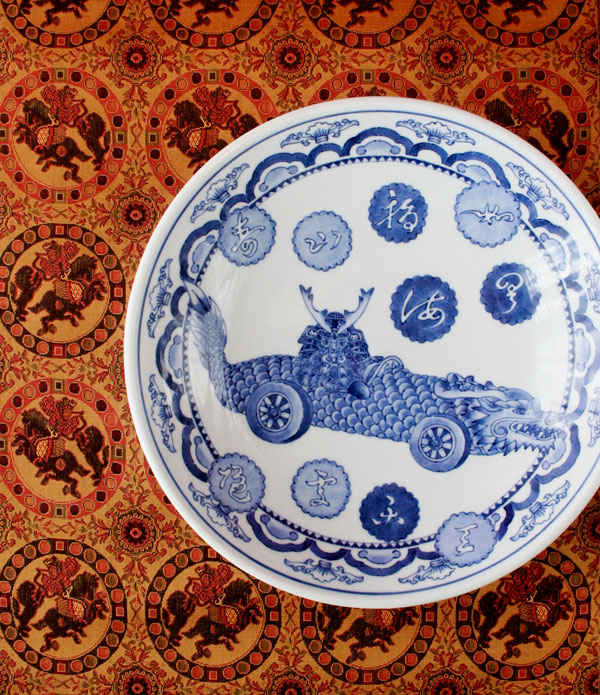 猫ドラゴンカー大皿